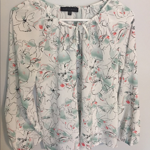 Floral Sanctuary Blouse - Picture 1 of 4